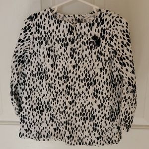 Black and white tunic top (4T)